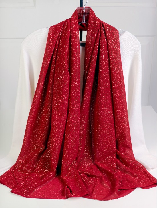 Sparkle Solid Colour Fashion Scarf